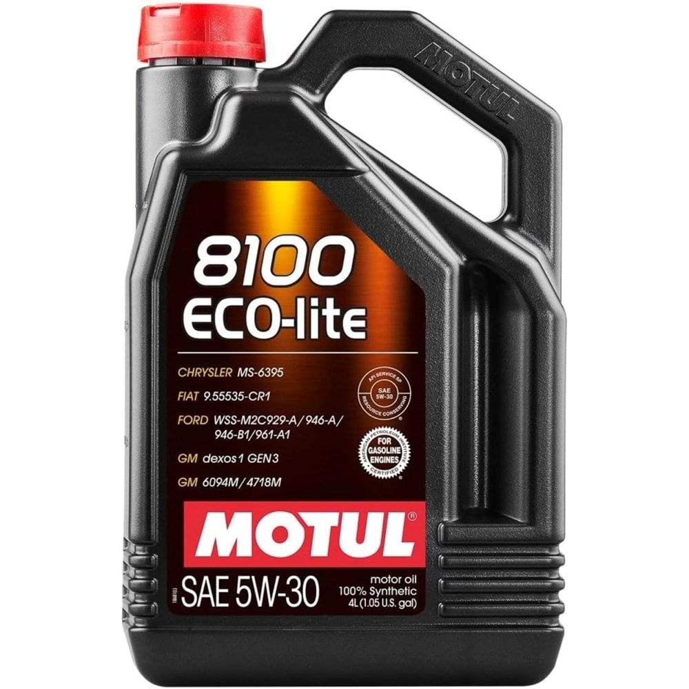 Opel Motor Yağı Motul 5W30 8100 Ecolite Dexos 1 4 Lt Motul