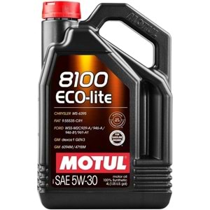 Opel Motor Yağı Motul 5W30 8100 Ecolite Dexos 1 4 Lt Motul